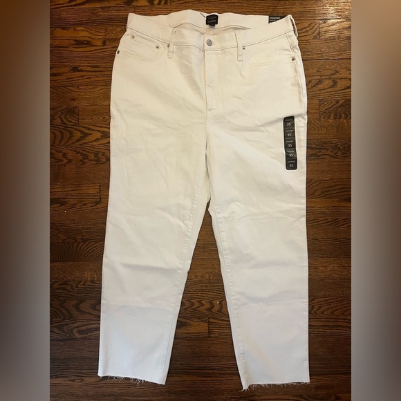 J. Crew | NWT | Women’s | Stovepipe Straight |‎  Jean | Stretch+ | White | 35 - Picture 3 of 7